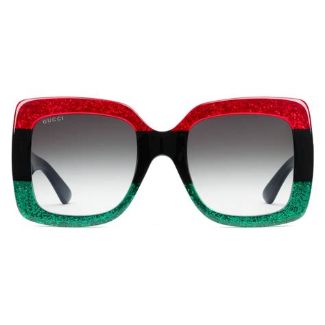 gucci eye glasseswith green and red sides|red Gucci eyeglasses women.